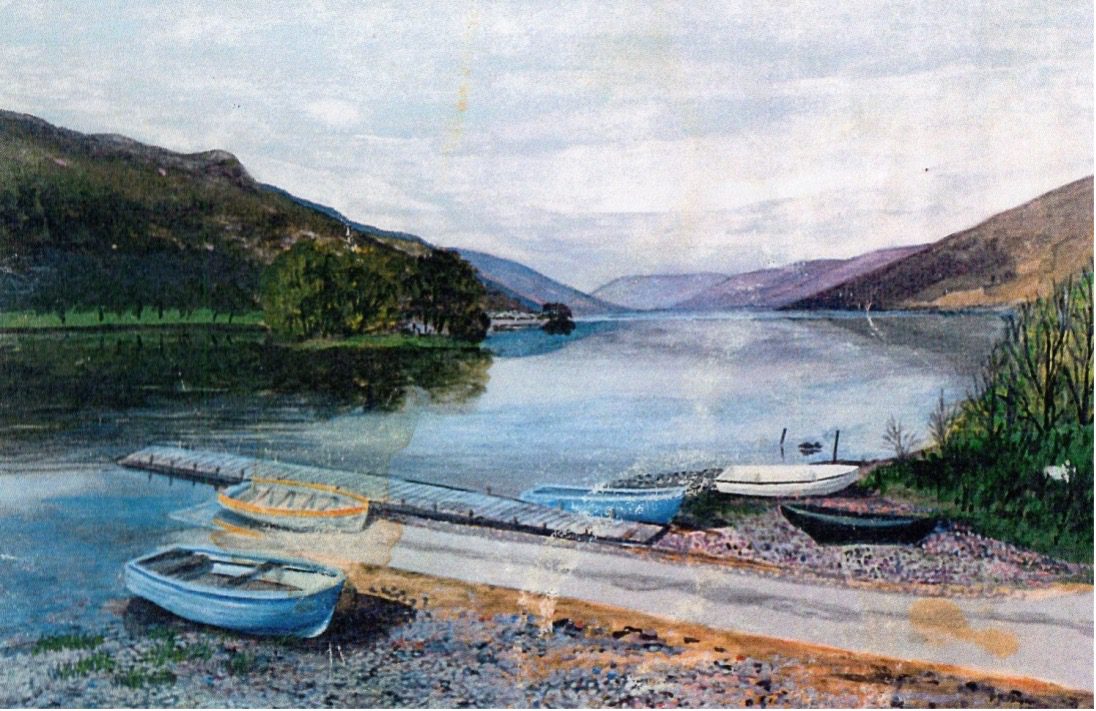 Loch from watercolour by P. R. Bryce